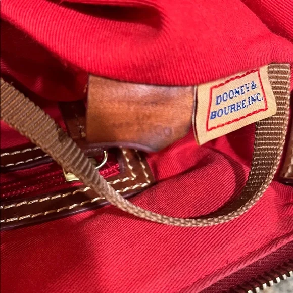 Dooney & Bourke EUC Geranium Basket Zip Top Shoulder Bag , Large Tote - Picture 11 of 13